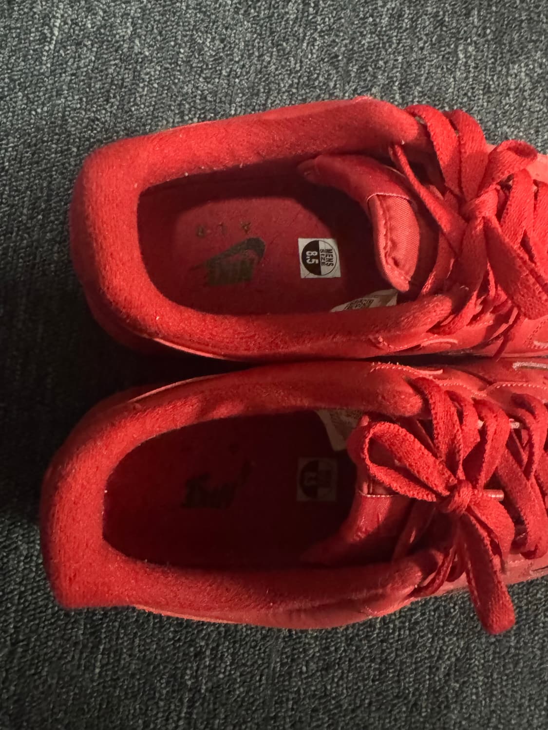 나이키 에어포스 1 '07 LV8 로우 트리플 레드 상품이미지3