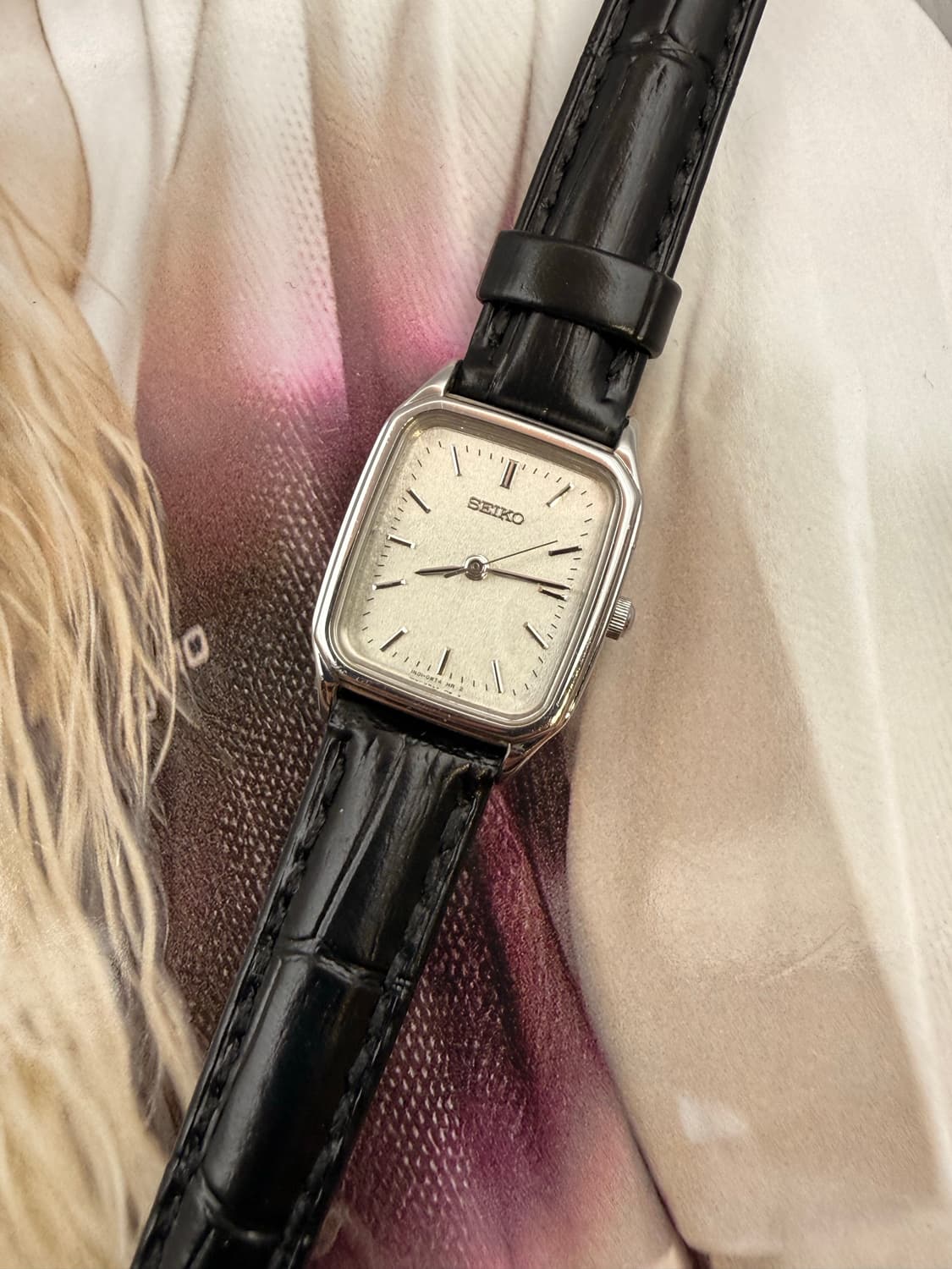 Seiko_1980s  square vintage watch 상품이미지2