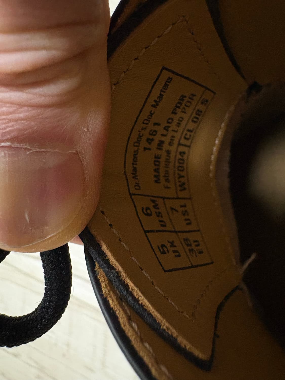 닥터마틴 1461 3홀 스무스 블랙 240 상품이미지7