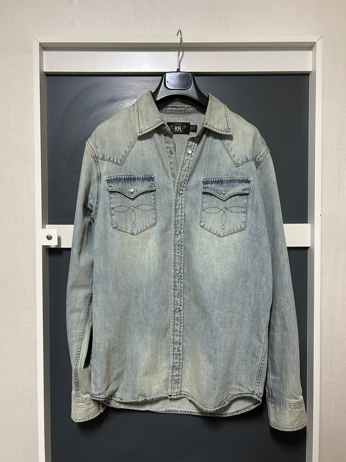 RRL 데님 웨스턴 셔츠 상품이미지1