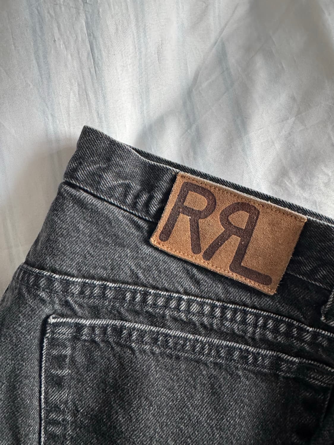 [34] rrl 더블알엘 블랙 워싱 데님 상품이미지4