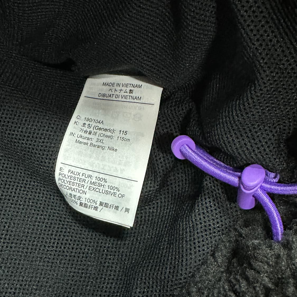 나이키 플리스 윈터 아노락자켓 3XL 상품이미지3