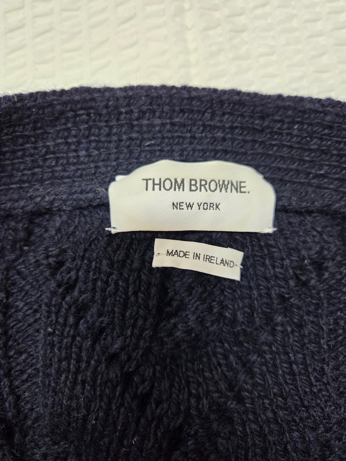 톰브라운 케이블 니트 가디건 상품이미지3