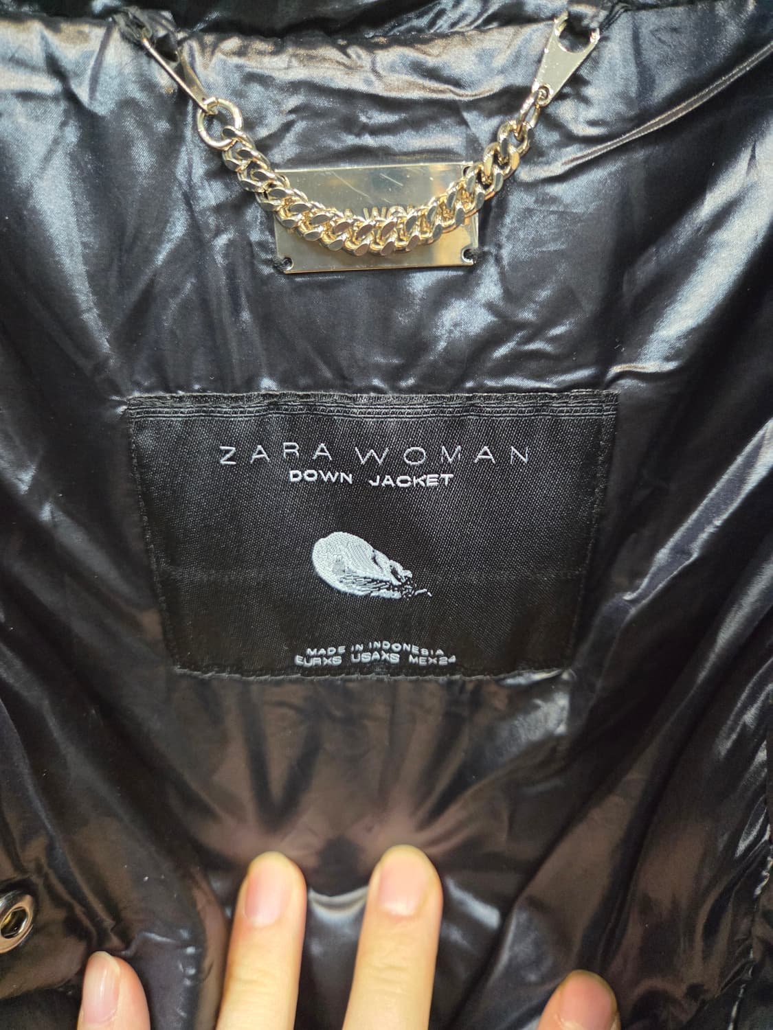 자라 여성 다운 패딩자켓 xs 상품이미지3