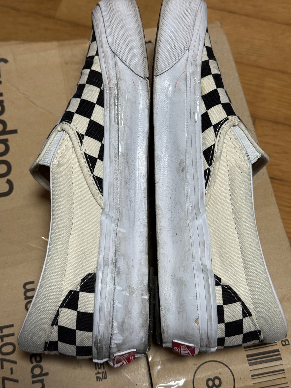 [245]반스 볼트 체커보드 슬립온 팝니다 상품이미지2