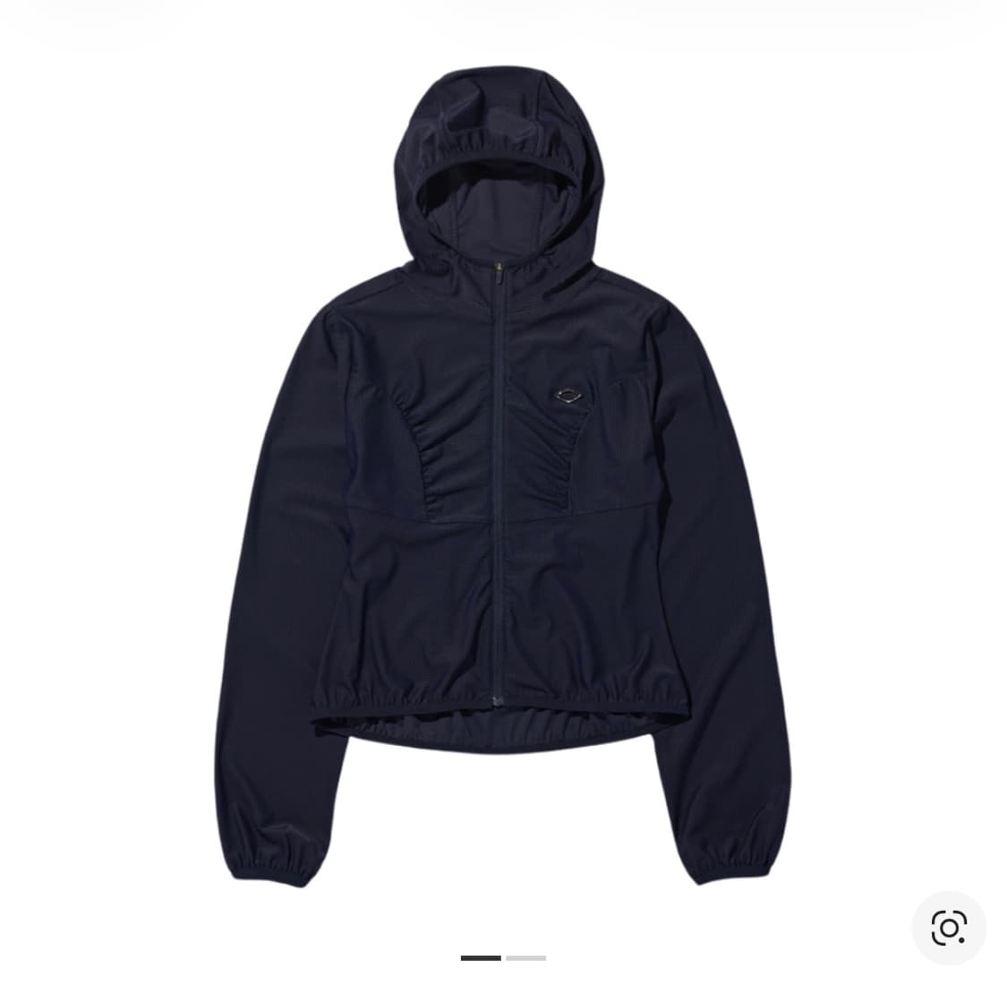 미스치프 후드 와플 집업 네이비 상품이미지1