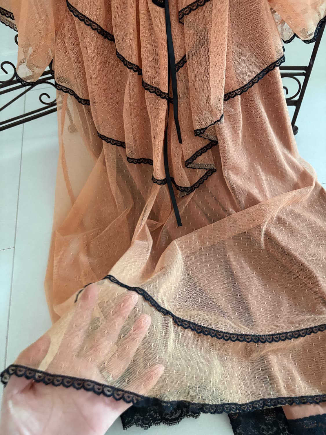 axes femme) ruffle dress 상품이미지5