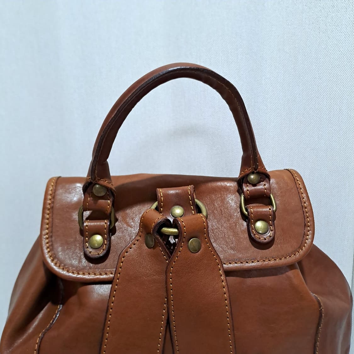 (택포) 아이메디씨 피렌체 태닝가죽 백팩 B195 상품이미지5