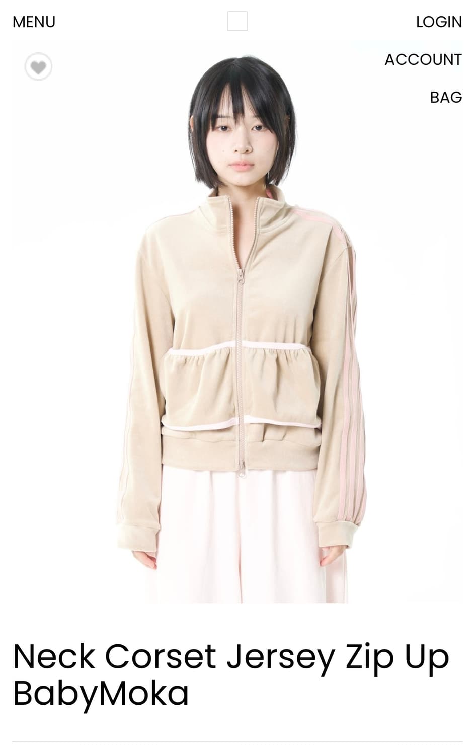 오스하이 코르셋 져지 집업 모카 상품이미지1