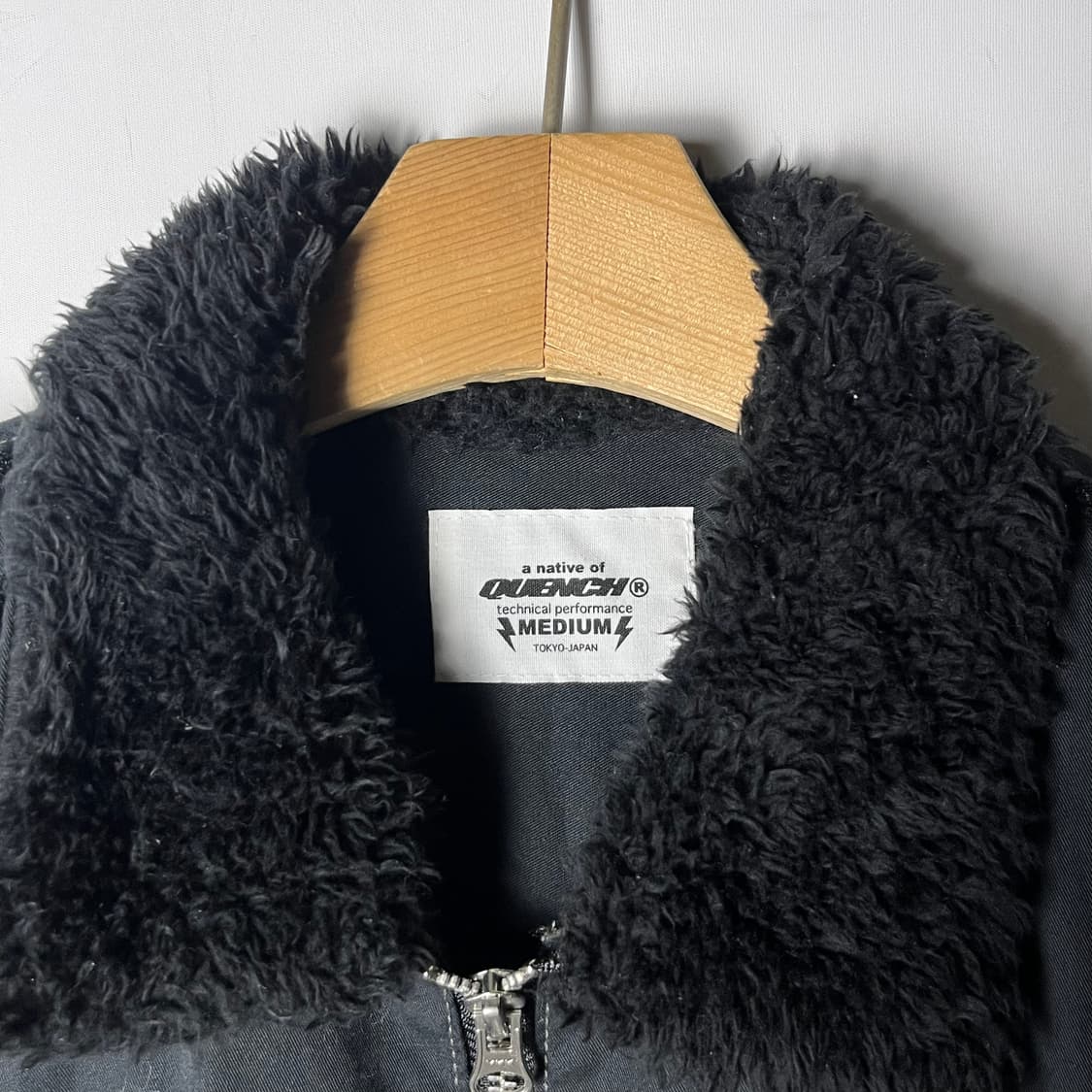 [QUENCH] 빈티지 퍼카라 라인디테일 자켓 상품이미지5