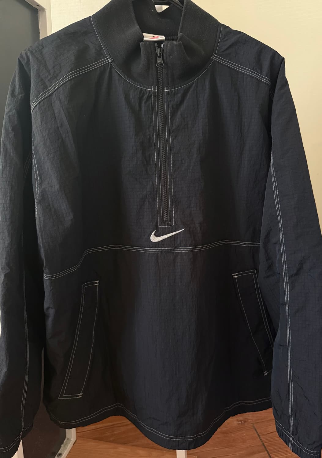 슈프림 x 나이키 립스탑 풀오버 블랙 - 24SS 상품이미지1