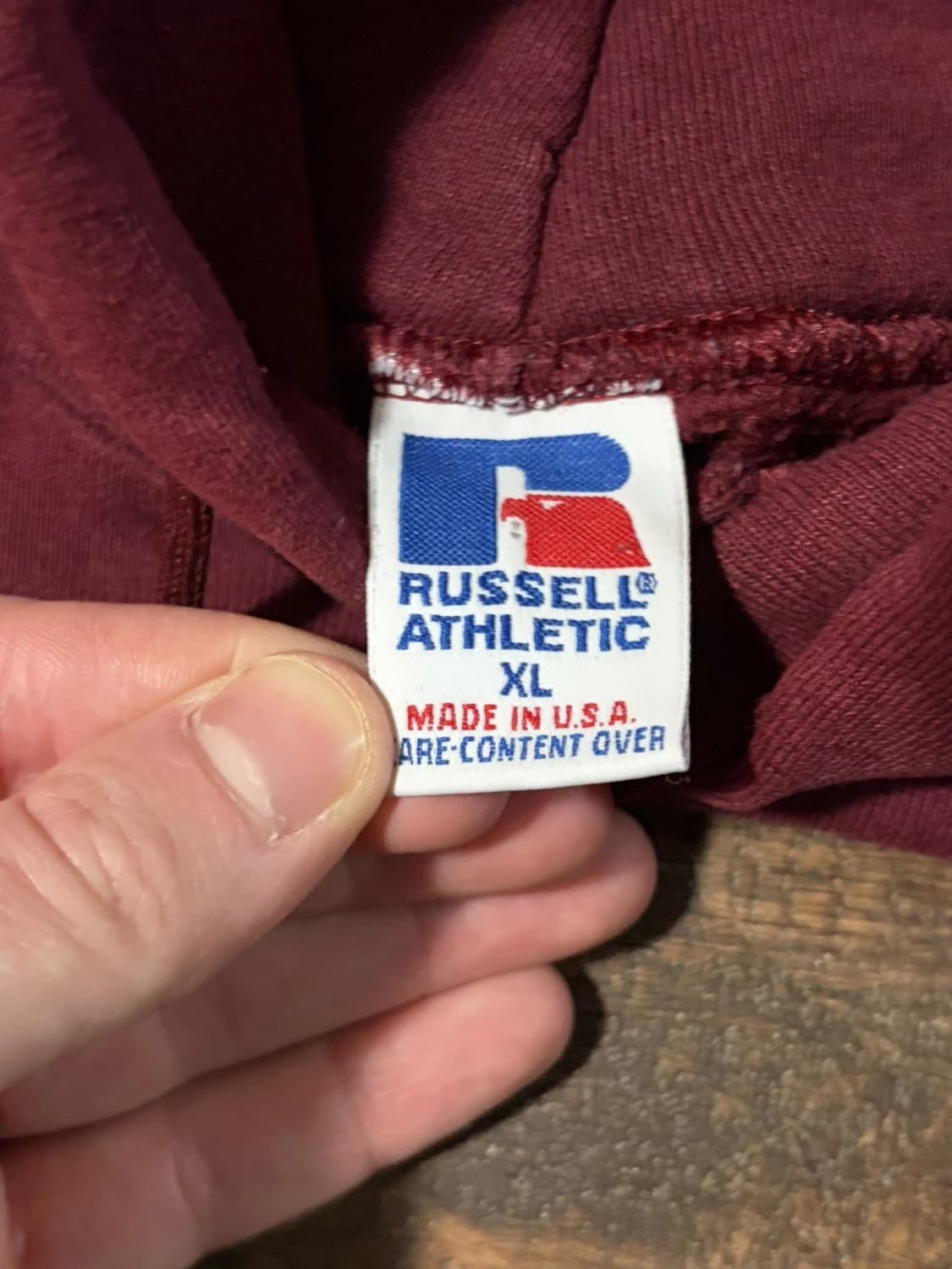 러셀 애슬레틱 빈티지  후드 스웻셔츠 상품이미지3