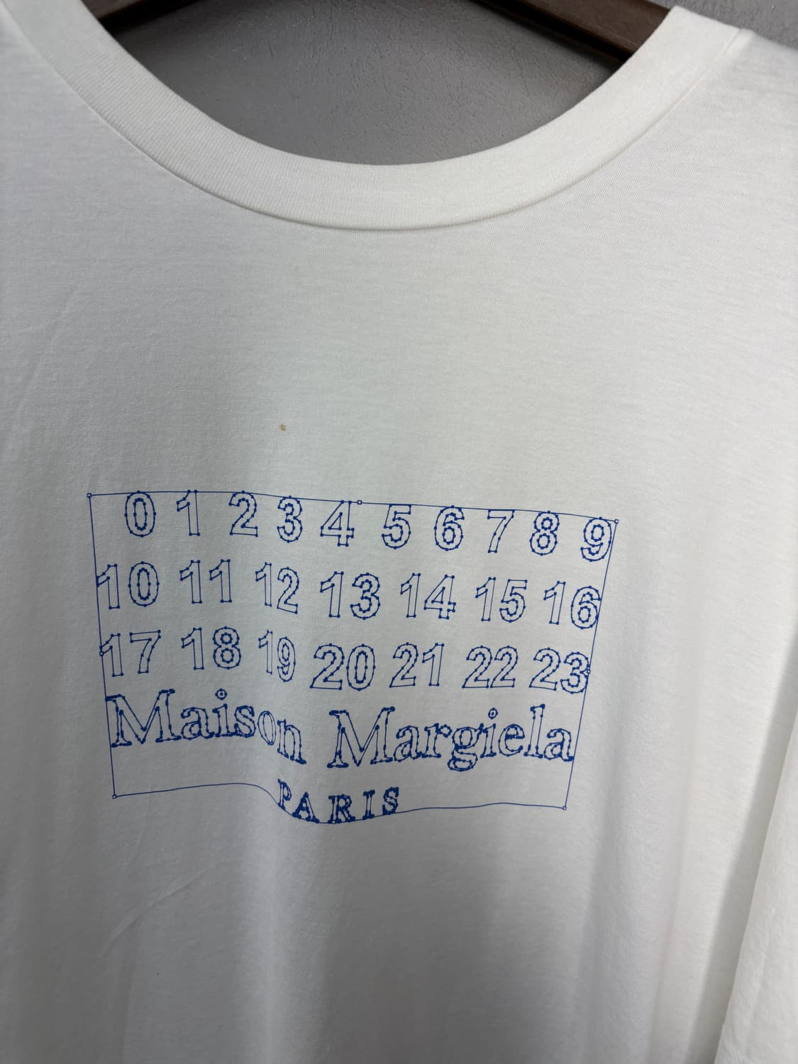 메종 마르지엘라 넘버링 화이트 반팔 A3787 상품이미지3