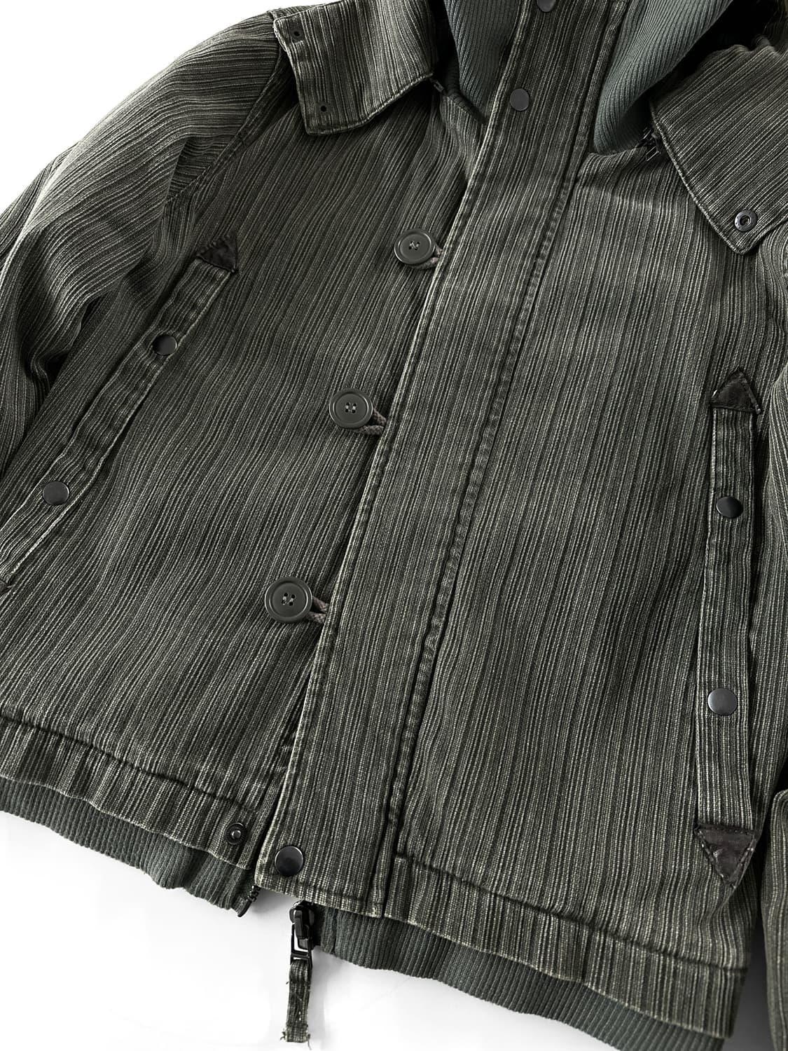 빈티지 도그하우스 N2B 스타일 밀리터리 퍼 후드 자켓 상품이미지5