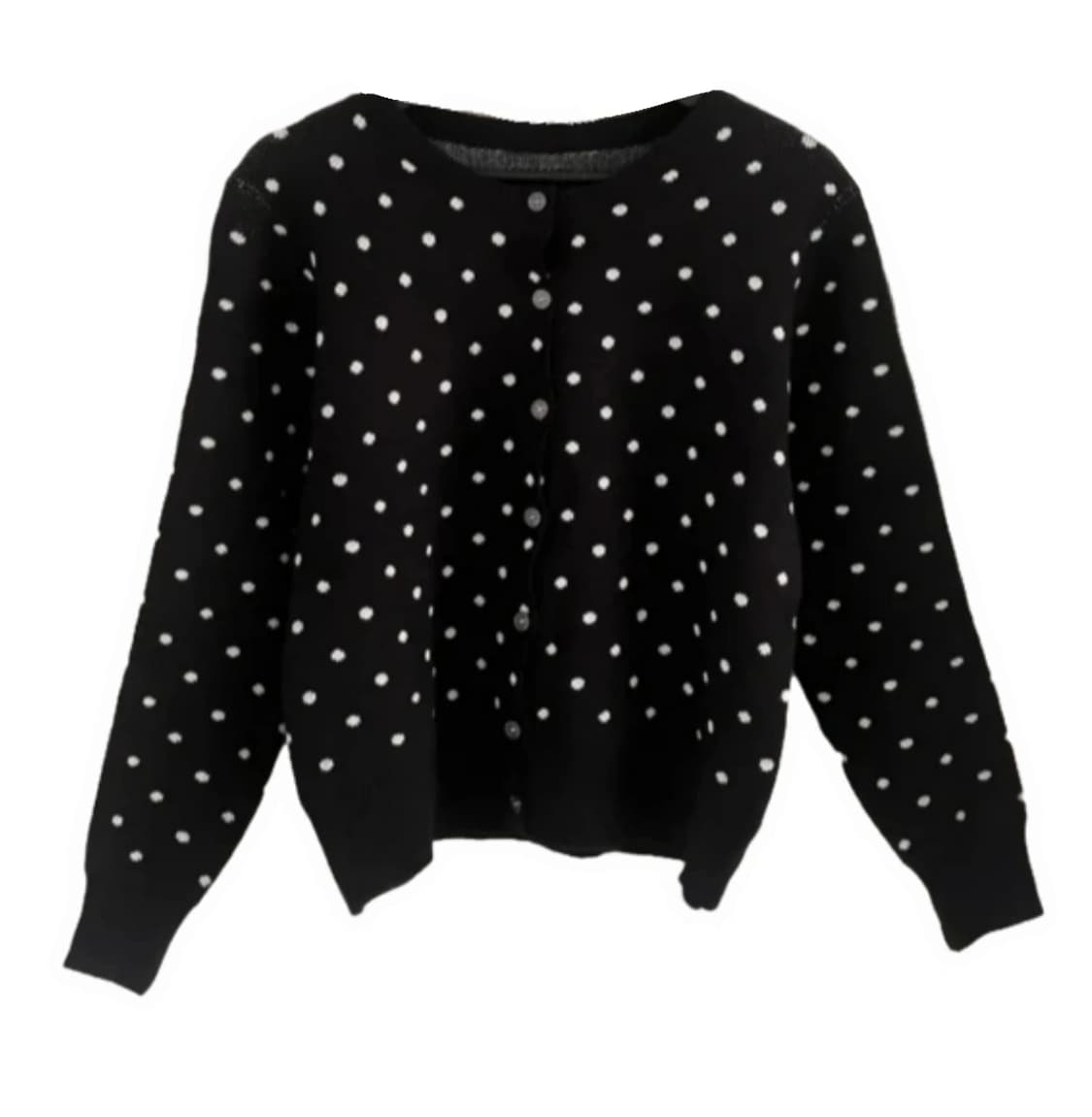 도트 가디건 상품이미지1