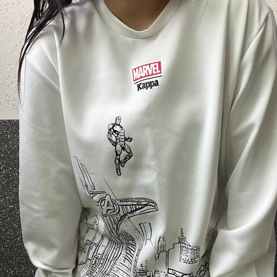 카파 & 마블 콜라보 맨투맨 상품이미지2