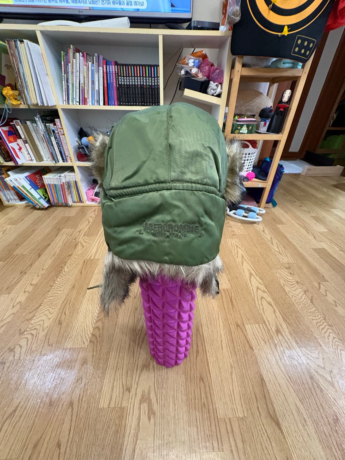 라쿤퍼 트루퍼햇 구형 아베크롬비 구피털모자 상품이미지4