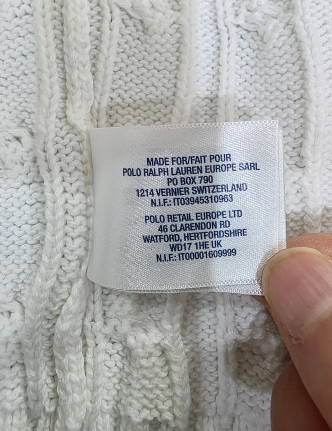 폴로 랄프로렌 케이블 니트 베스트 ~66 상품이미지6