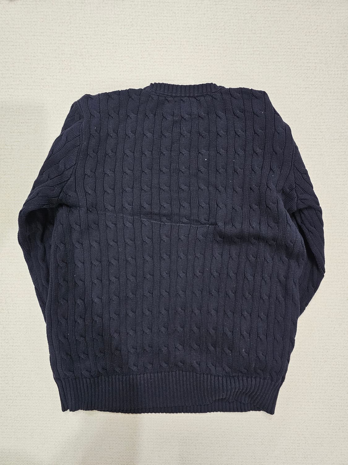 [XL(18-20)] 폴로 랄프로렌 스카이블루 코튼 크루넥 니트 상품이미지2