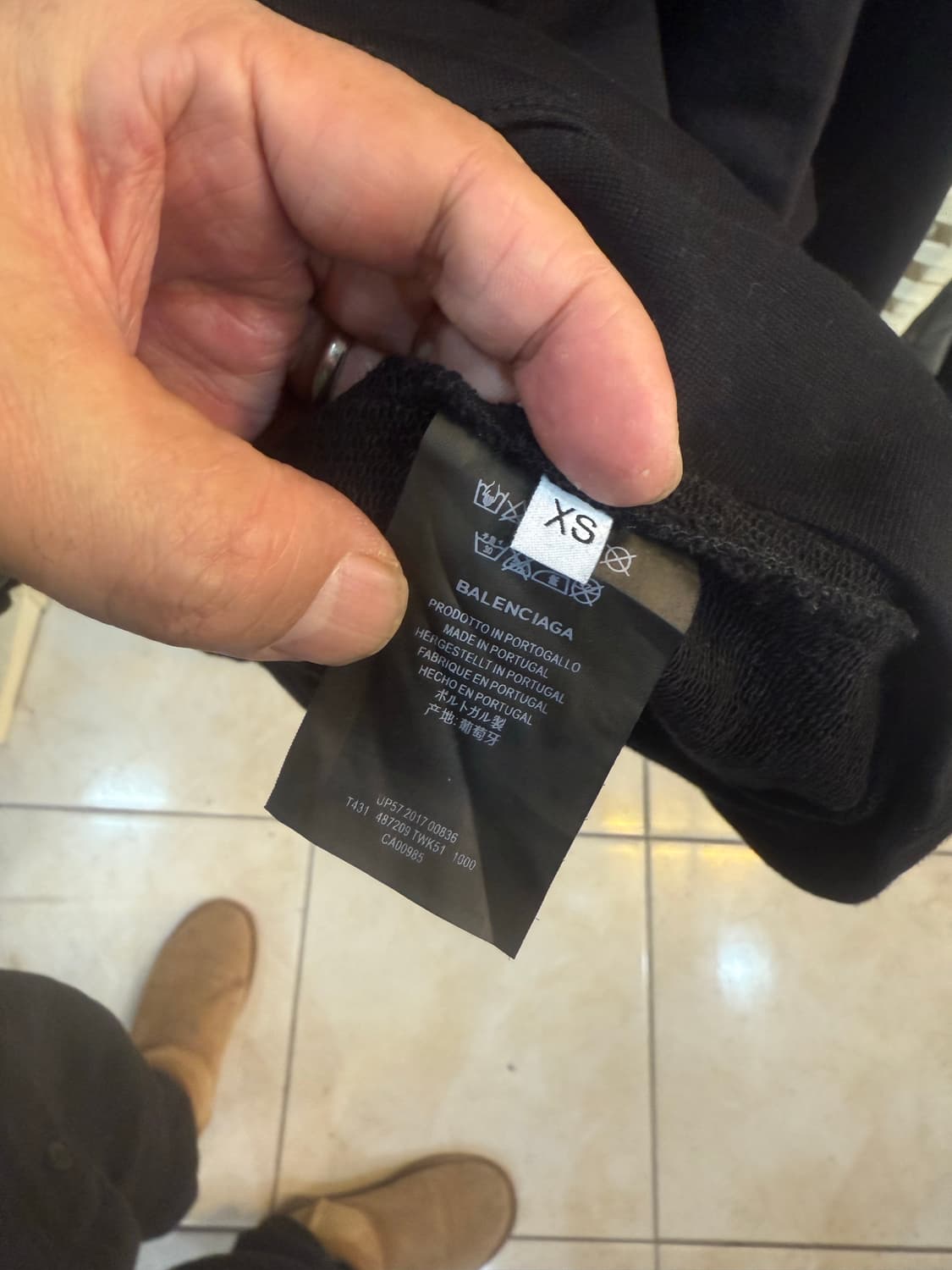 100 정품 발렌시아가 시너스 오버 후드티 팝니다 상품이미지4