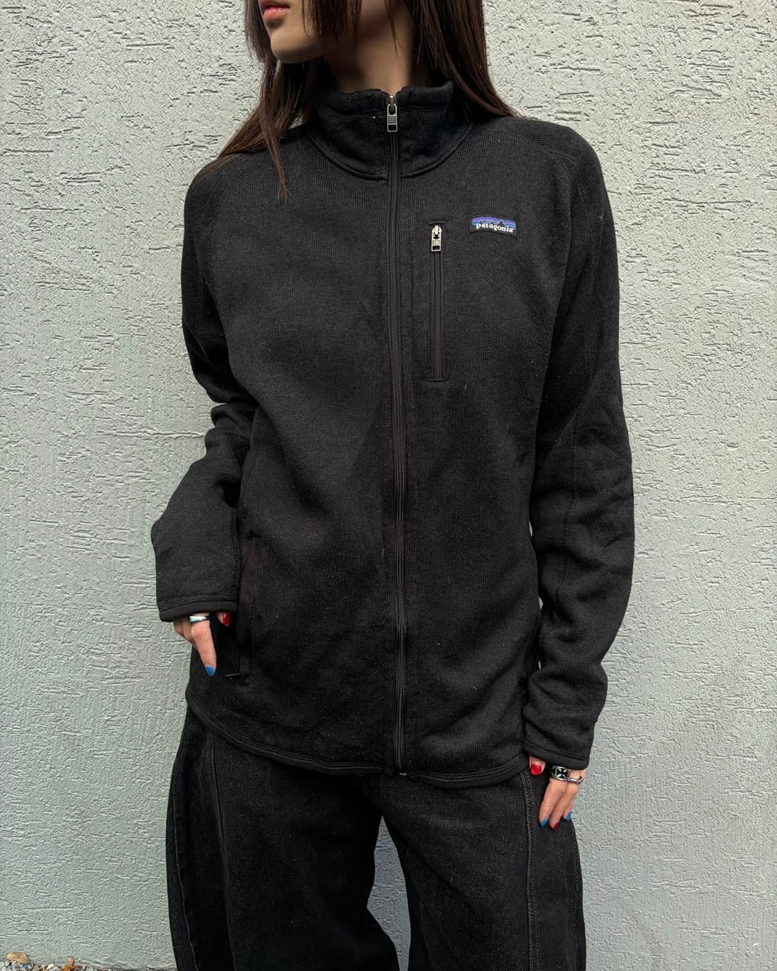 90s vintage Patagonia fleece jacket 상품이미지4