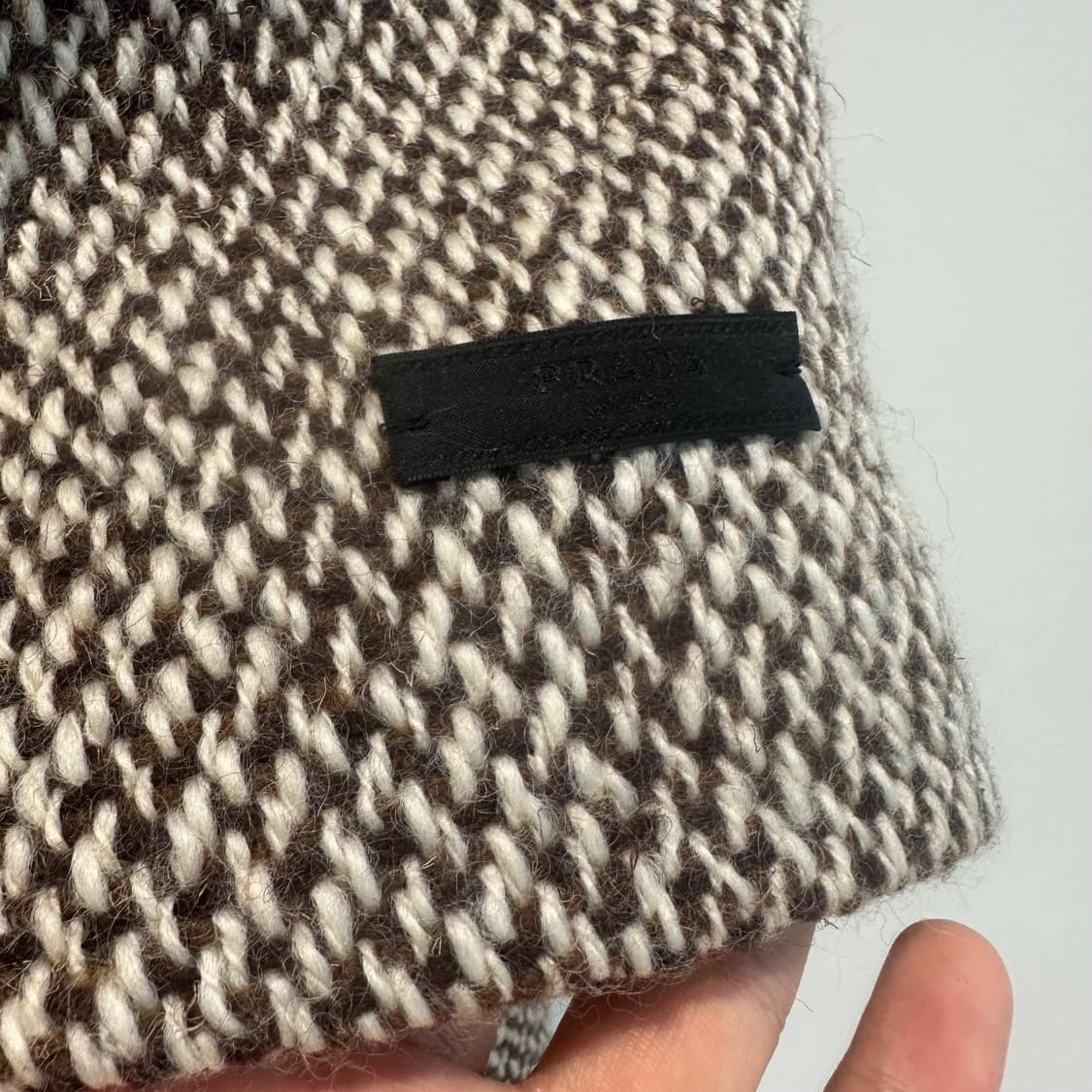 프라다 라프시몬스 24fw 도니골 트위드 오버코트 상품이미지8