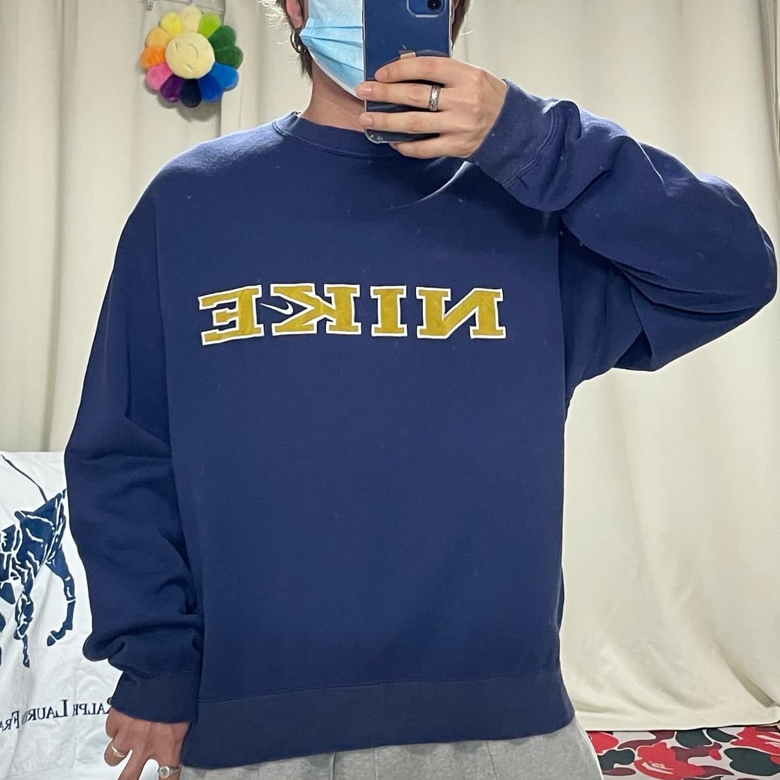 90s 나이키 아치로고 스웻셔츠 상품이미지1