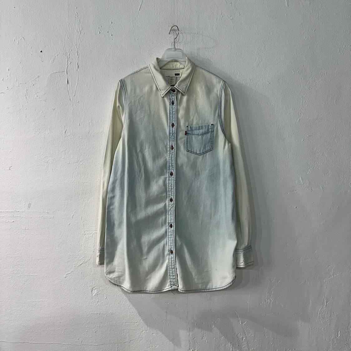 리바이스 웨스턴 데님 롱청남방 여성M 상품이미지1