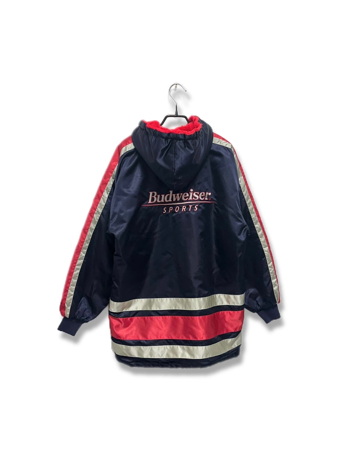 버드와이저 Budweiser 나일론 롱자켓 일본빈티지 올드스쿨 상품이미지6