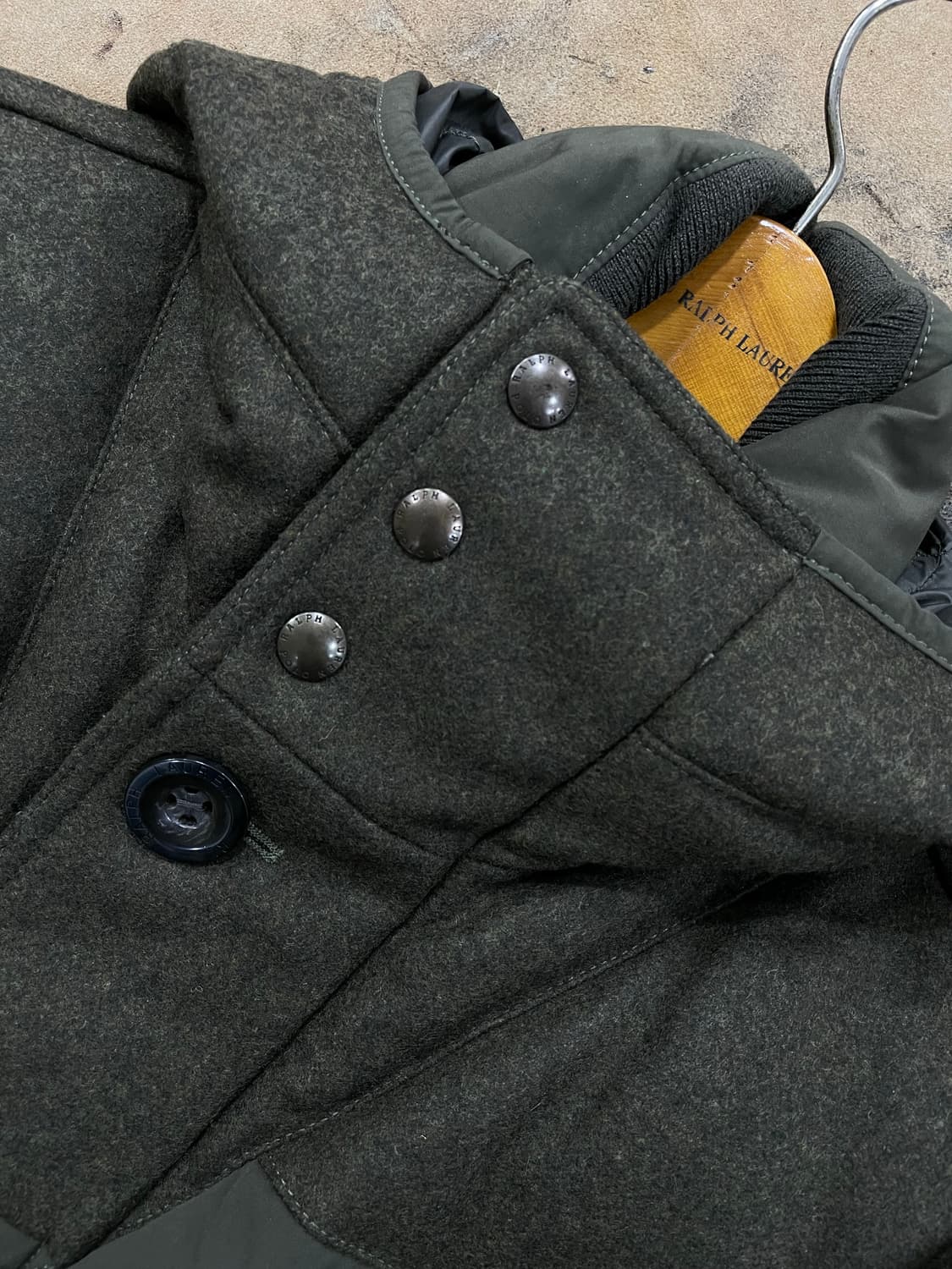 폴로랄프로렌/카키 덕다운 헤비파카(95) 상품이미지3