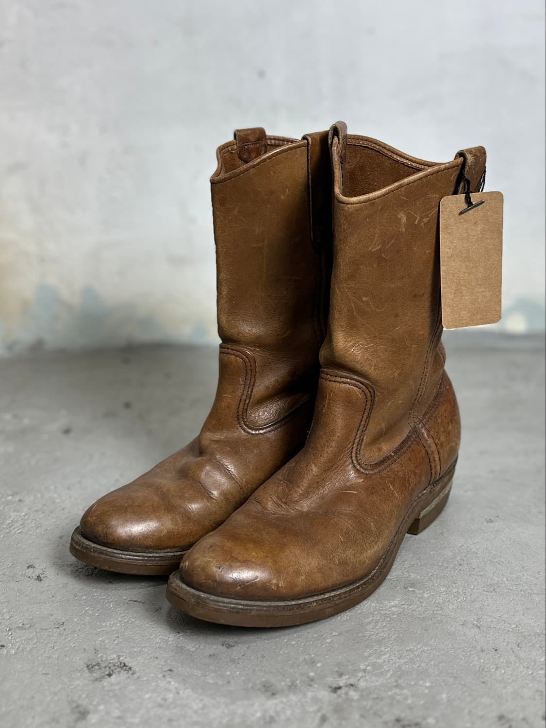 80‘s OG USA Made 레드윙 1155 페코스 웨스턴 부츠 상품이미지1