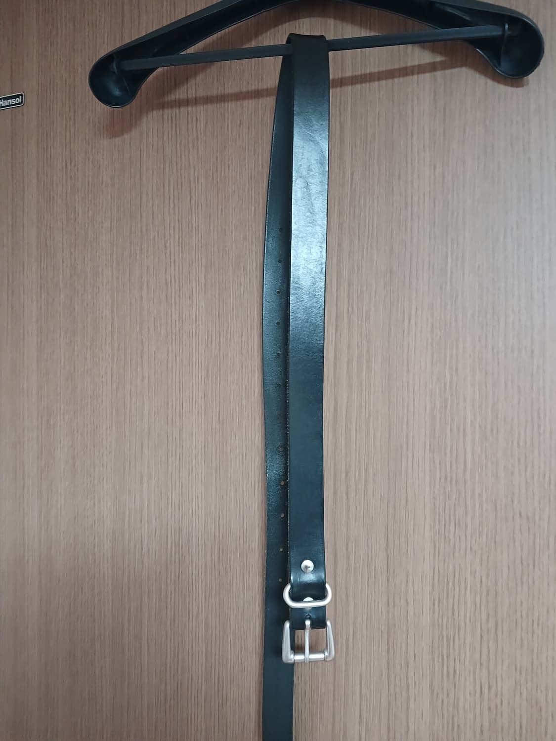 블랙 소가죽 벨트 상품이미지3