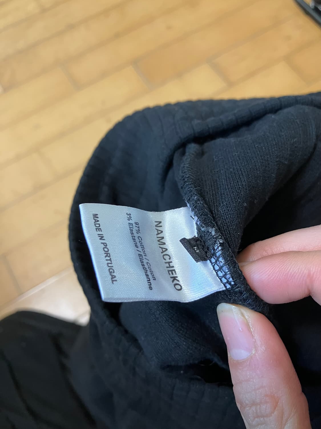 NAMACHEKO 나마체코 세이란 트라우저 블랙 M (28-32) 상품이미지6