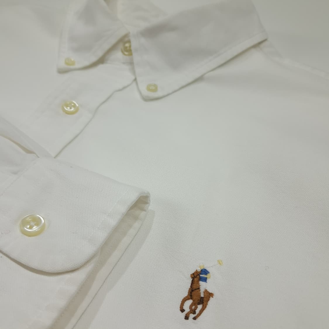 CL467 2XL 폴로 클래식핏 멀티포니 화이트 옥스포드 셔츠 남방 상품이미지6