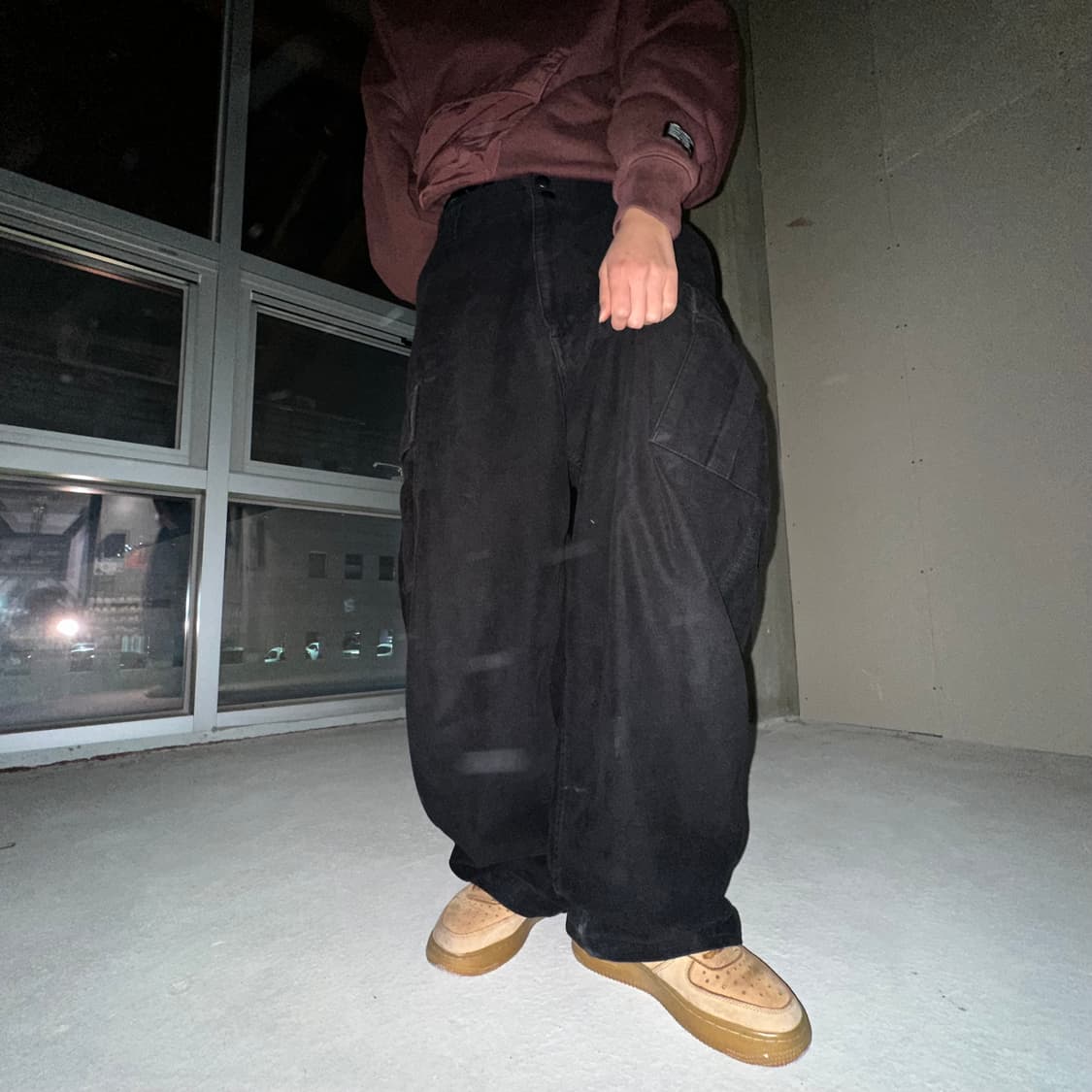 Paul smith 90’s black wide cargo pants 상품이미지1