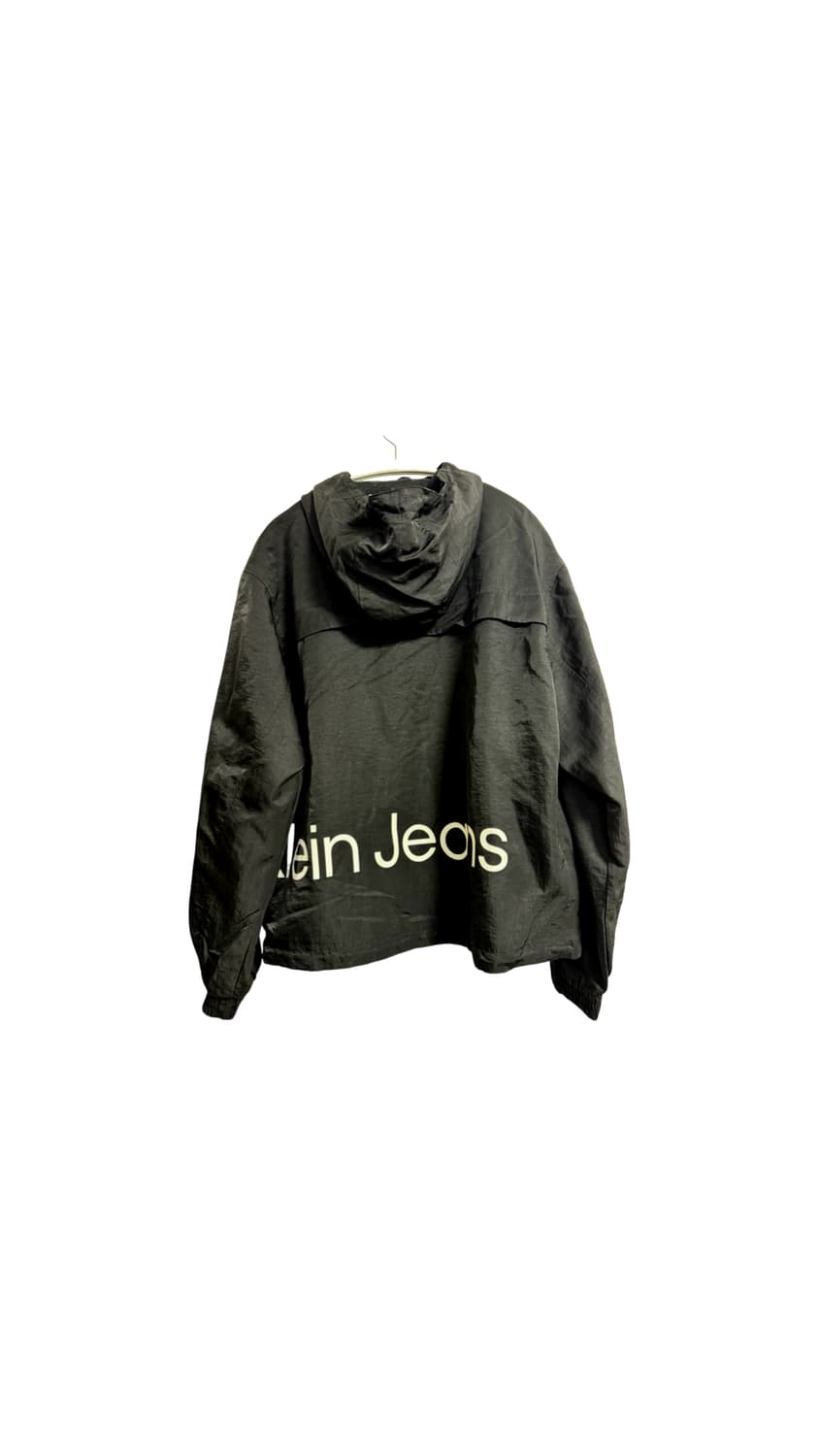 캘빈클라인 블랙 나일론 윈드브레이커 재킷 상품이미지2