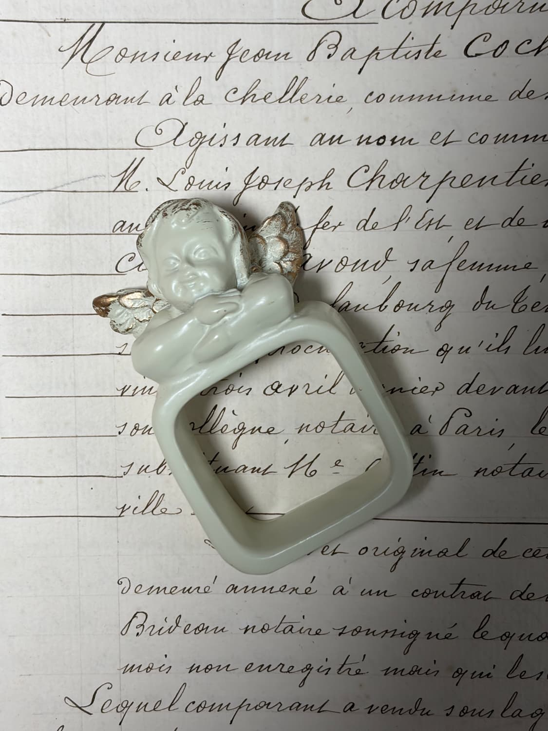 빈티지 천사 냅킨링  상품이미지1