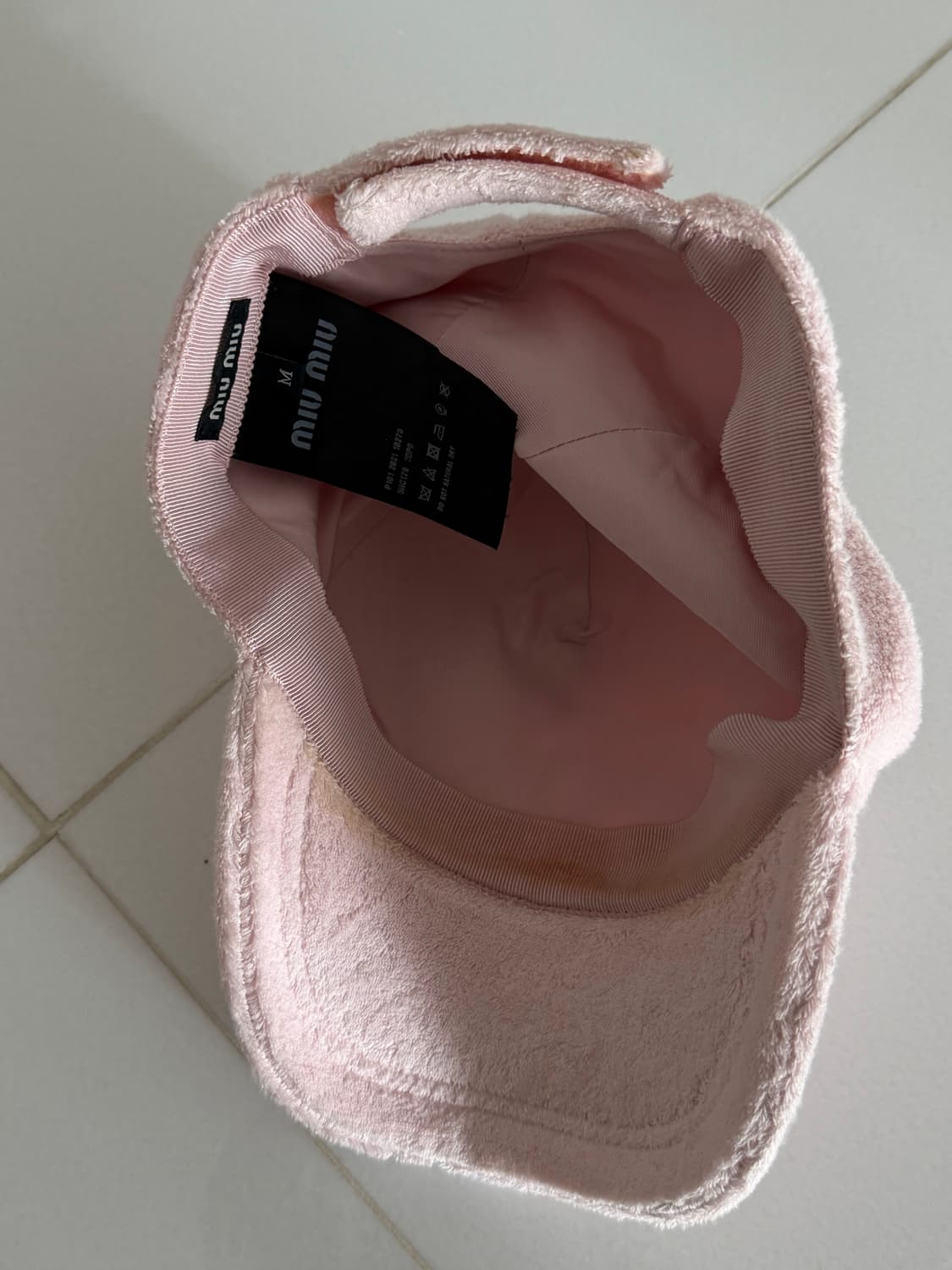 miumiu 테리 볼캡 상품이미지3