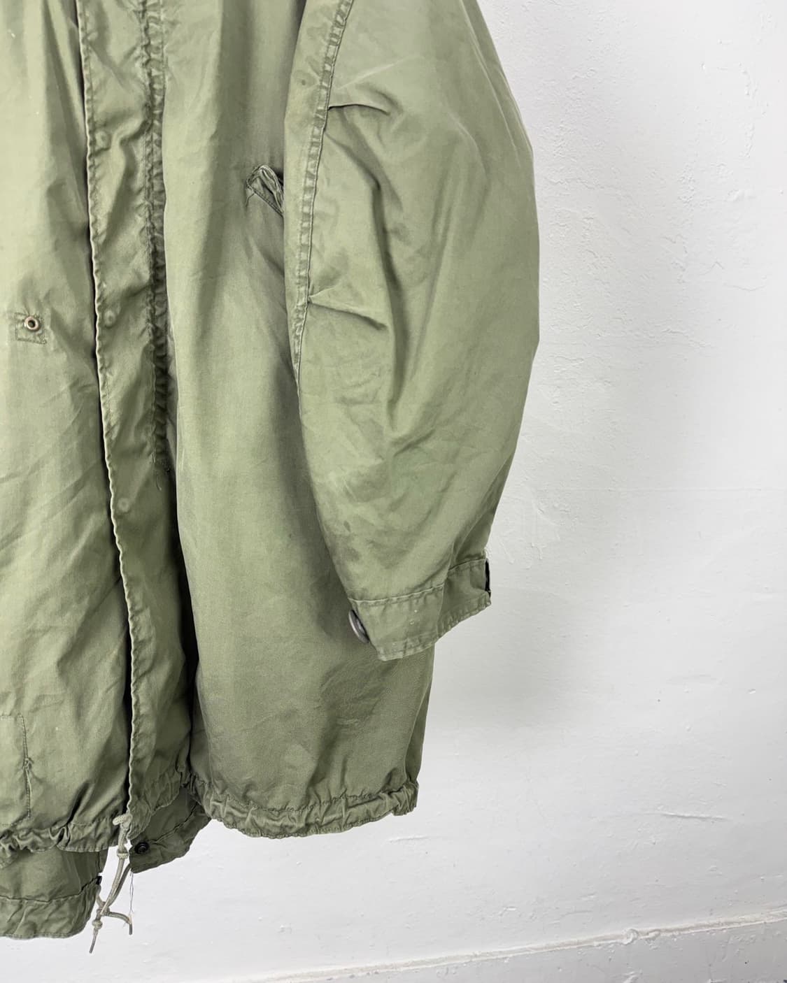 U.S.ARMY 아미 그린 m-65 70s 피쉬테일 자켓 상품이미지6
