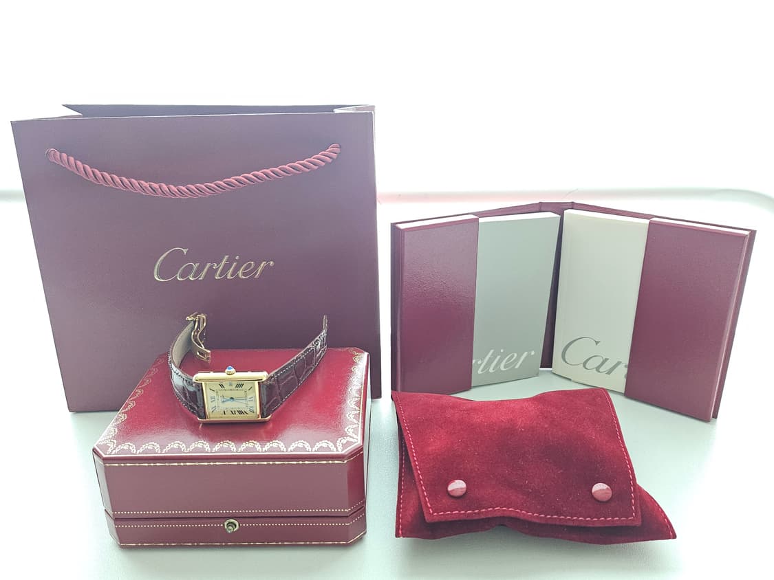 까르띠에 빈티지 탱크머스트 XL 샴페인다이얼 (정품보증서) 상품이미지9