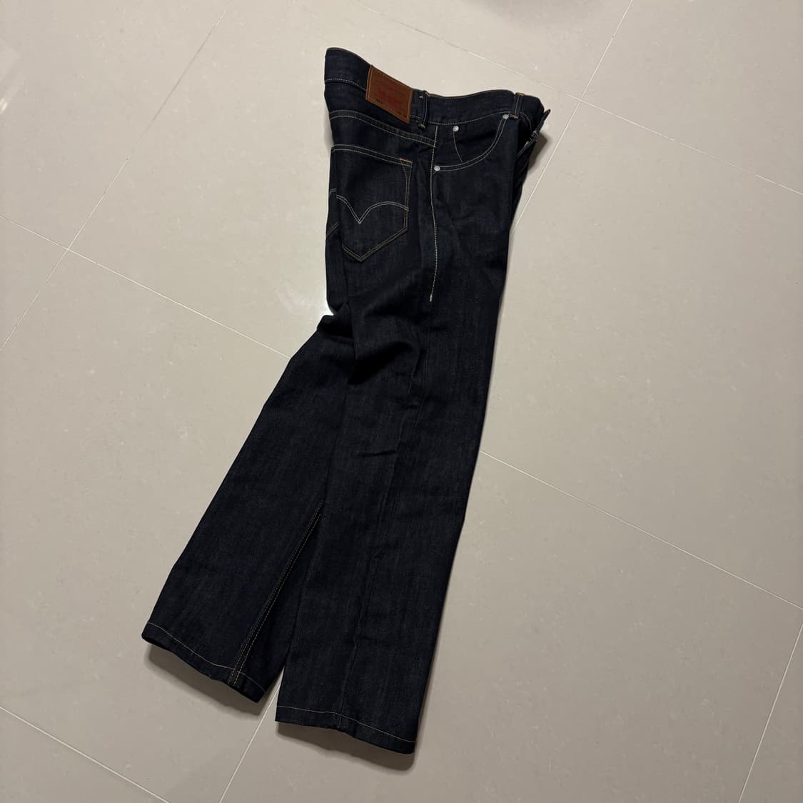 정품 리바이스 523 스트레이트 스티치 진 생지 데님팬츠 청바지 30인치 상품이미지4