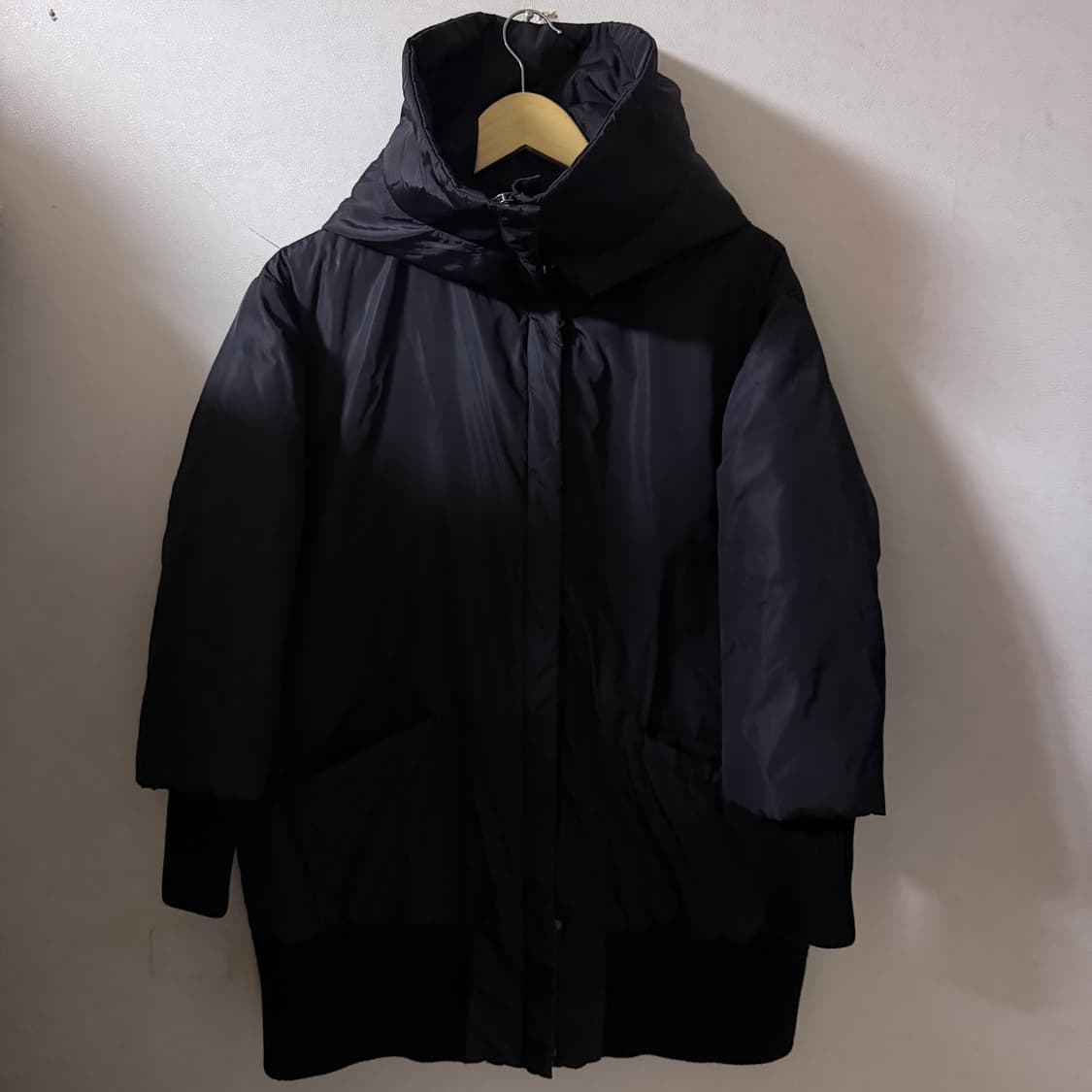 미우미우 후드 오리털 야상 점퍼 46 (오버핏 77까지) 상품이미지1