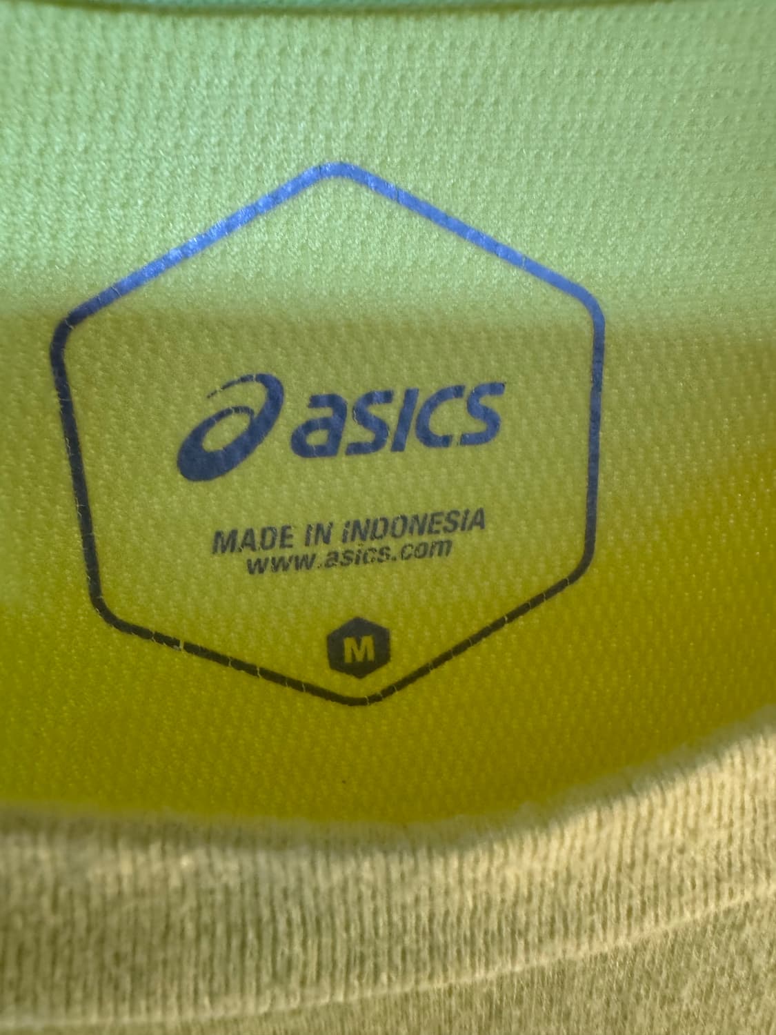 [M]아이앱 스튜디오 x 아식스 티셔츠 라임 상품이미지5
