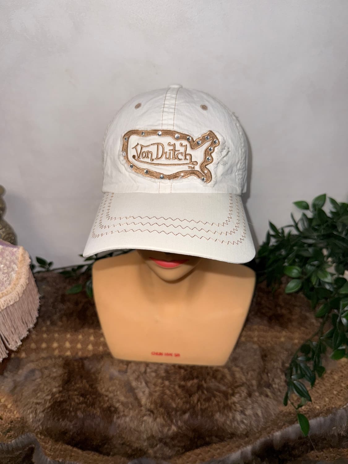 Von Dutch white logo ball cap 상품이미지3