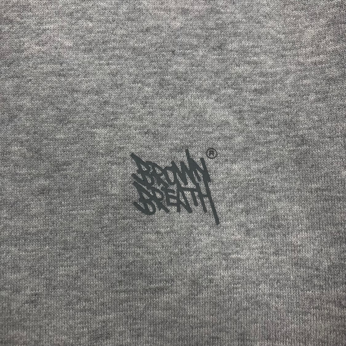 브라운브레스 그레이 컬러 빅로고 후드티 상품이미지3