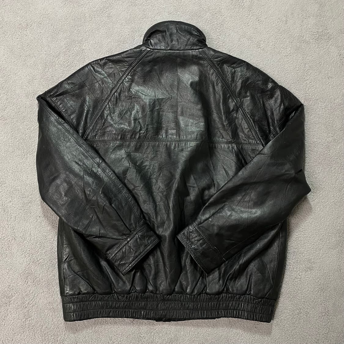 빈티지 소가죽 레더 자켓 상품이미지2