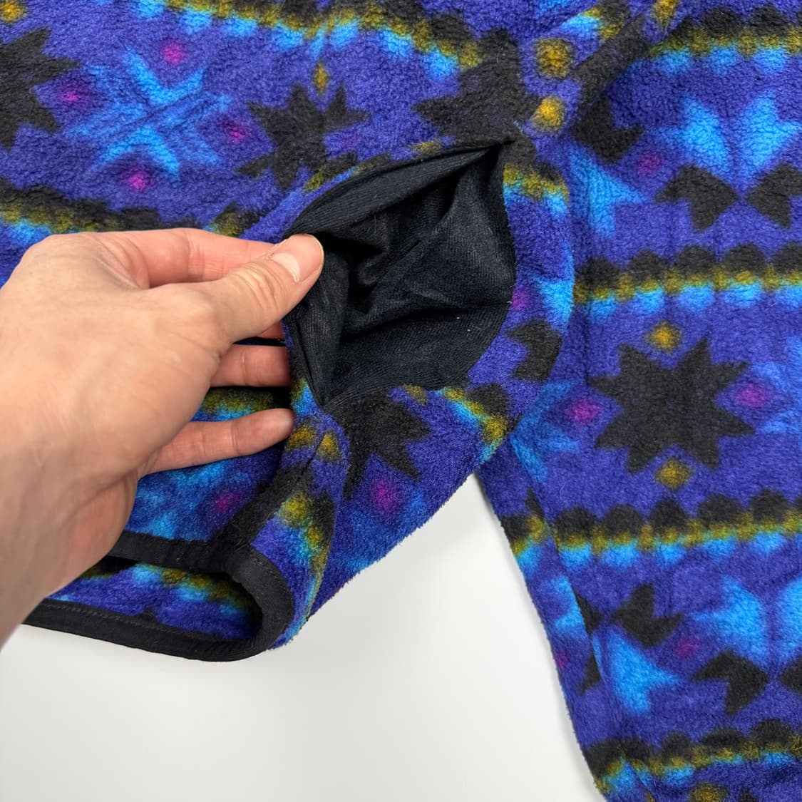 (105) 80s 엘엘빈 아즈텍 플리스 풀오버 상품이미지7