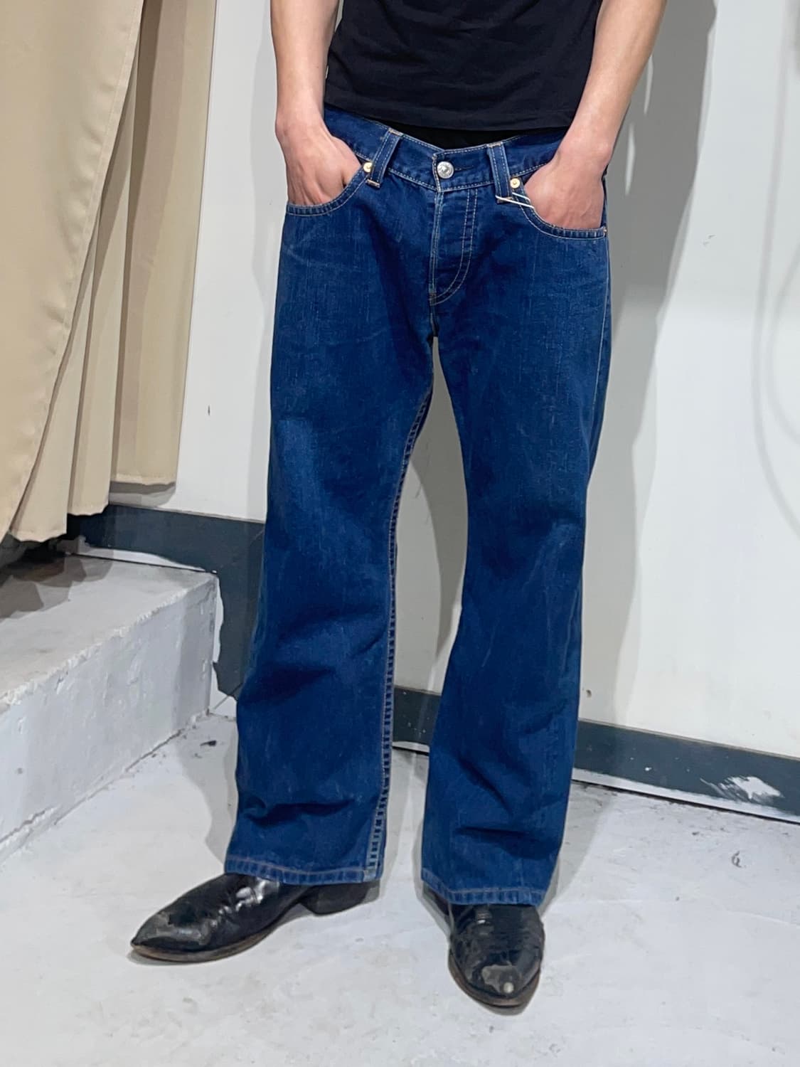 리바이스 아이코닉 타입1 인디고 데님팬츠 상품이미지2