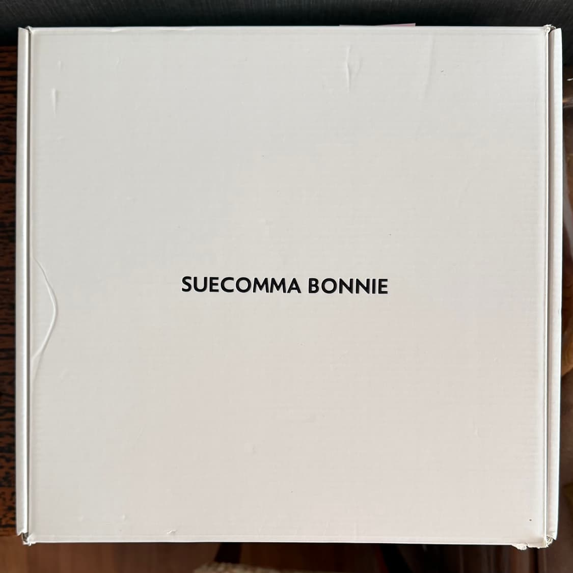 슈콤마보니 청키 플랫폼 워커 스니커즈 아이보리 유광 가죽 키높이 235 상품이미지10