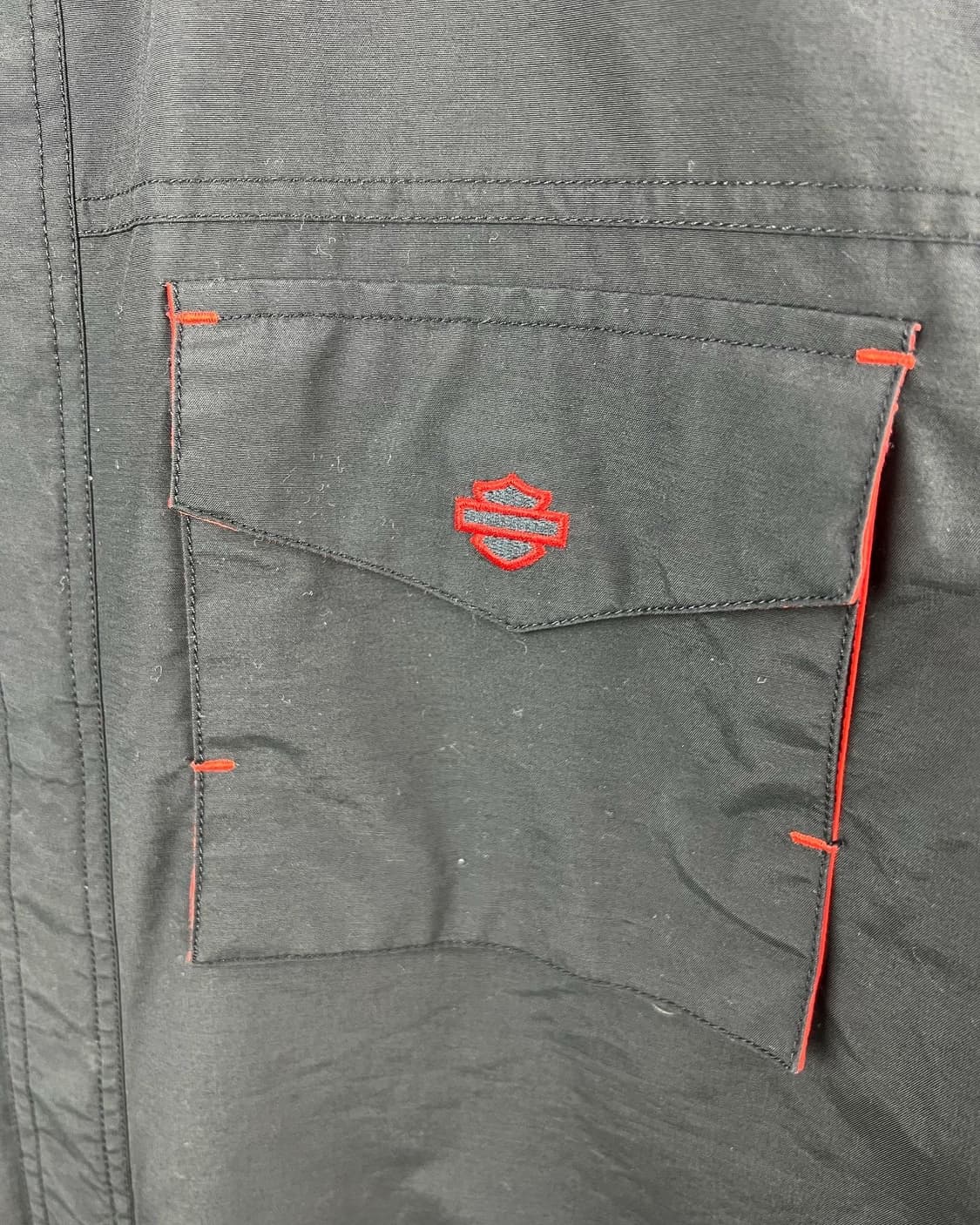 할리 데이비슨 블랙 투포켓 코튼 셔츠자켓 상품이미지6